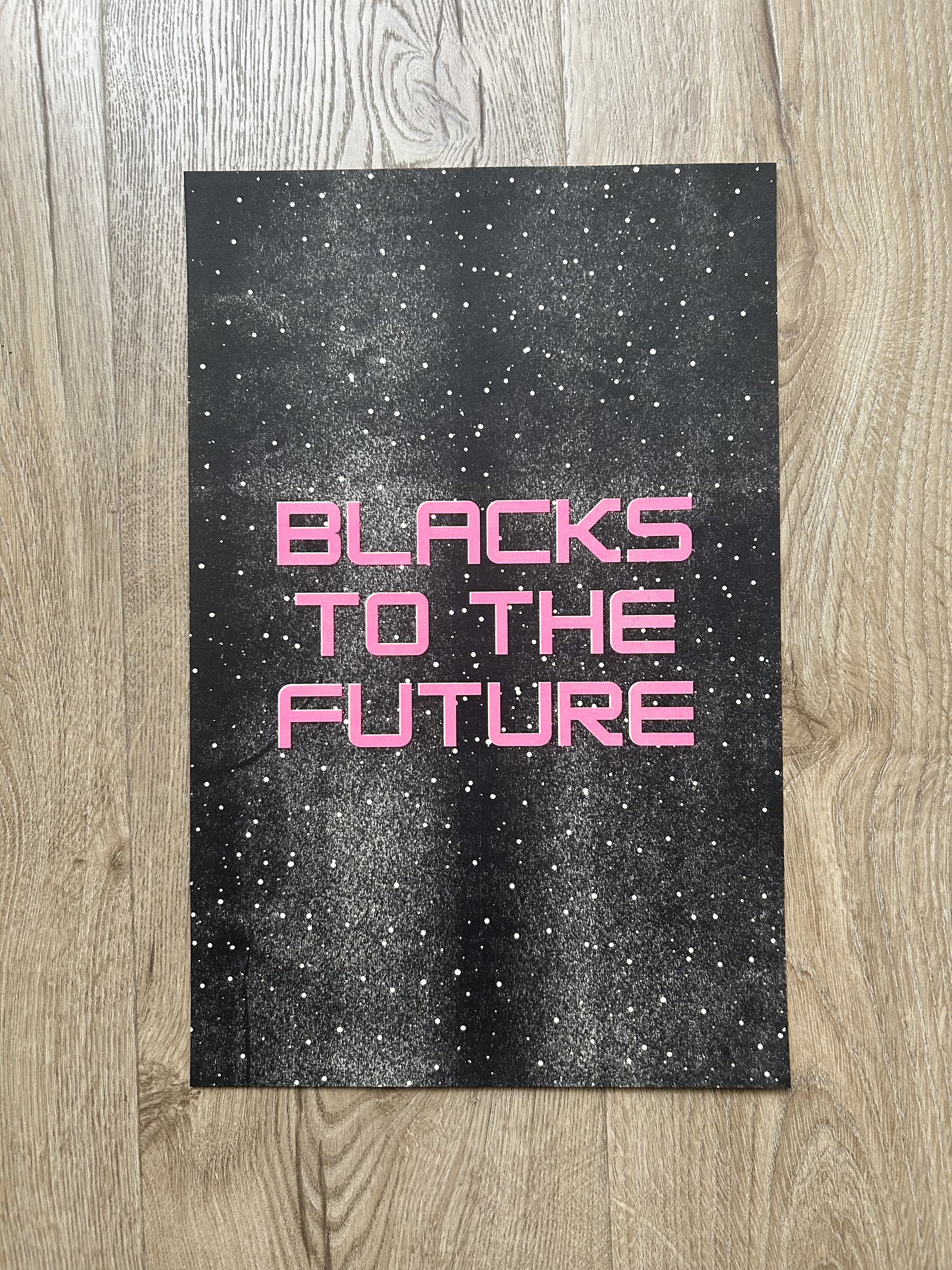 Blacks to the Future Riso Print — view 3